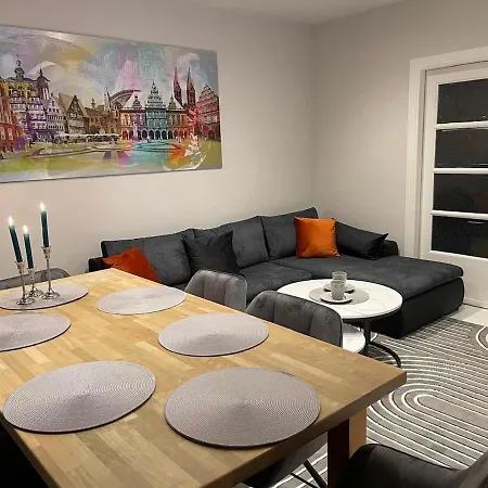 Komfortable Einf Haus- 4 Pers Einzelzi Max 8 Pers 度假居 不莱梅